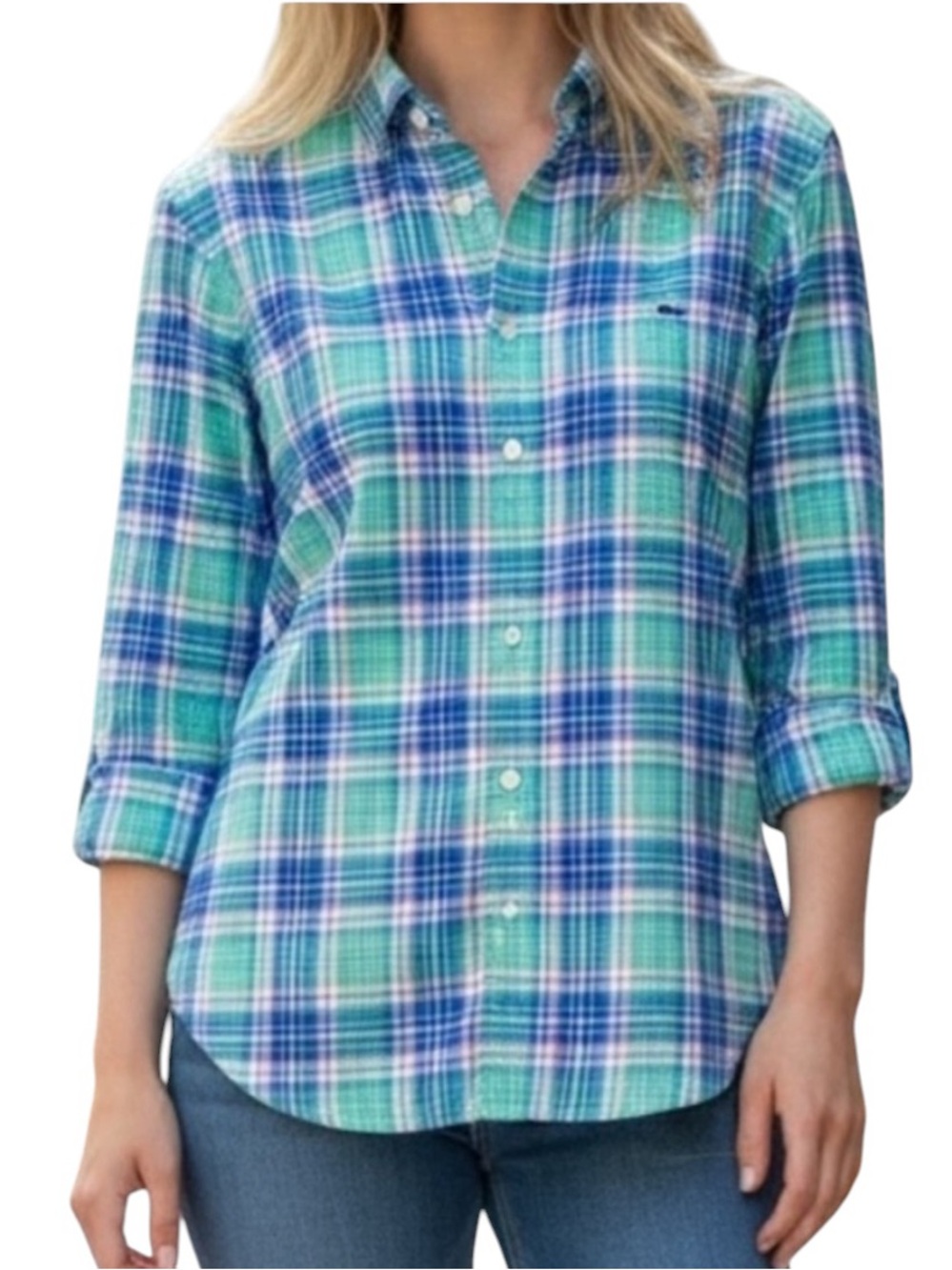 Vineyard Vines Plaid Tucker Button Down Shirt